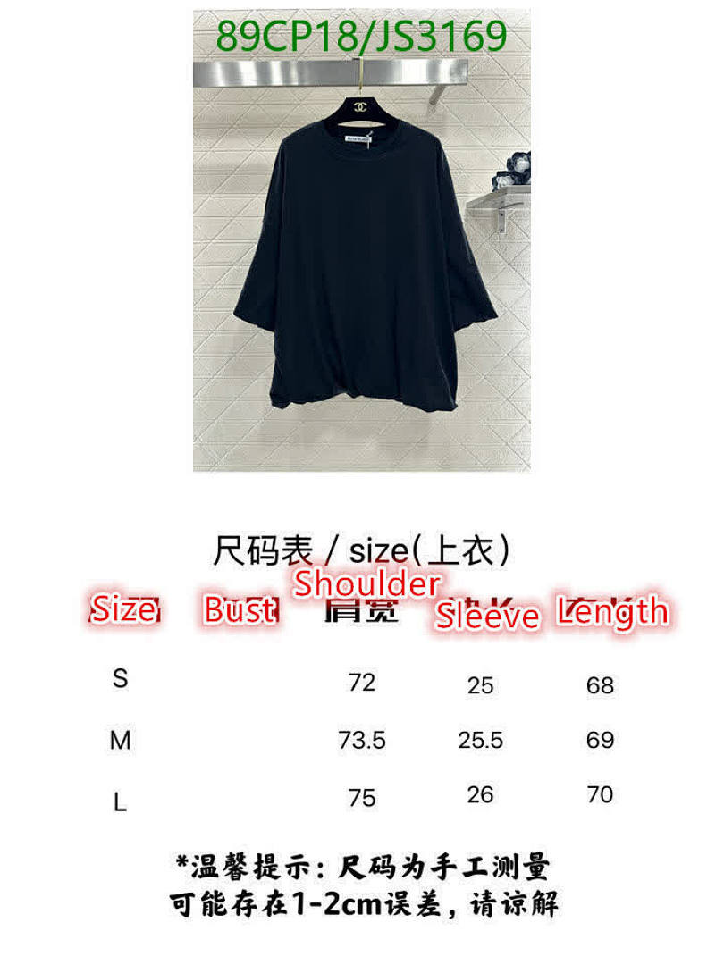 Acne Studios-Clothing Code: JS3169 $: 89USD