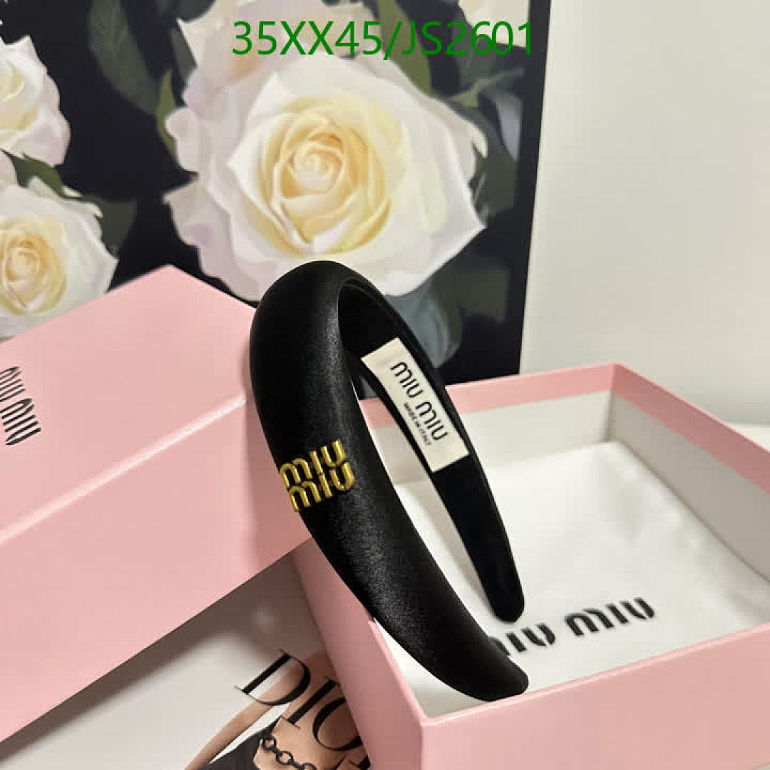 MIU MIU-Headband Code: JS2601 $: 35USD