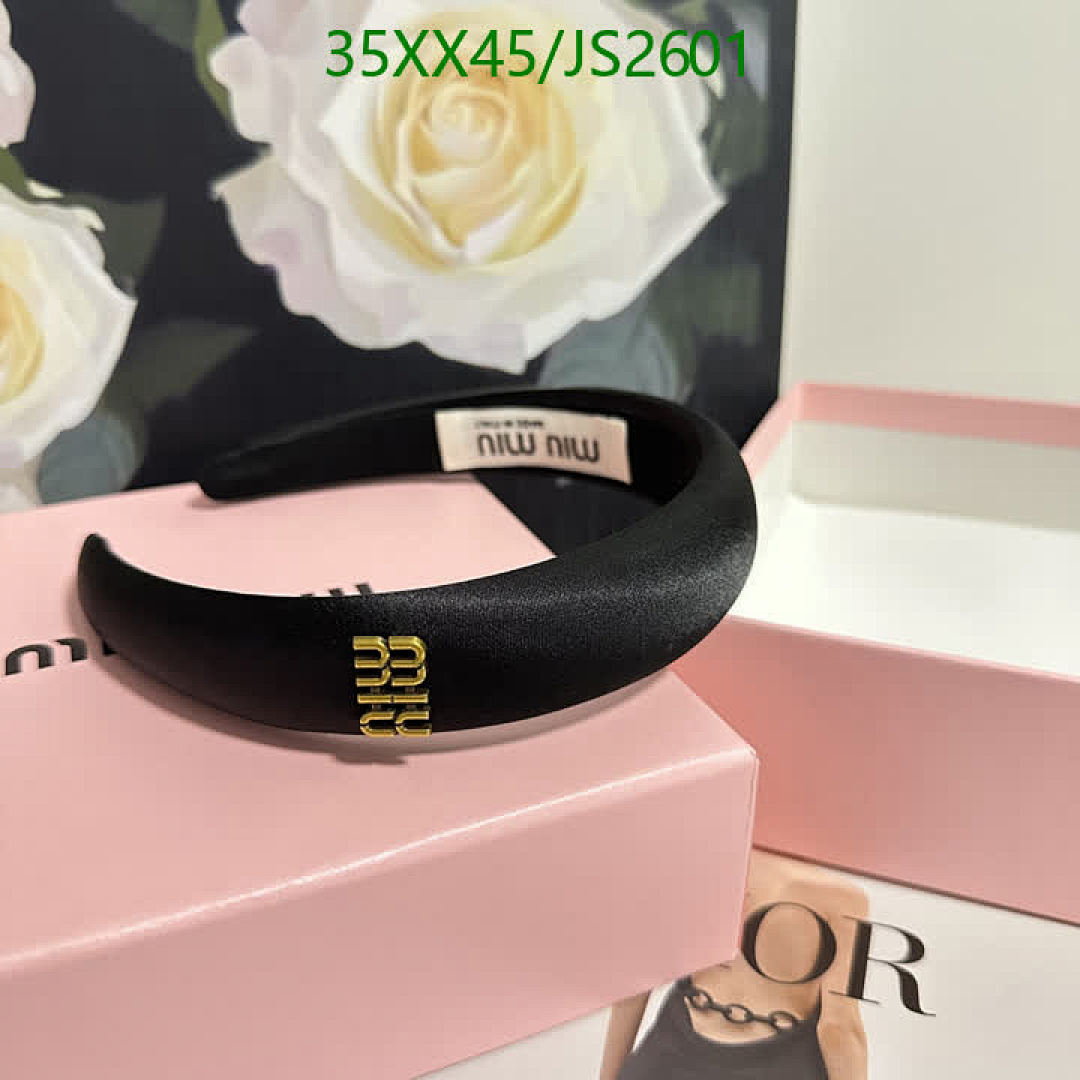MIU MIU-Headband Code: JS2601 $: 35USD