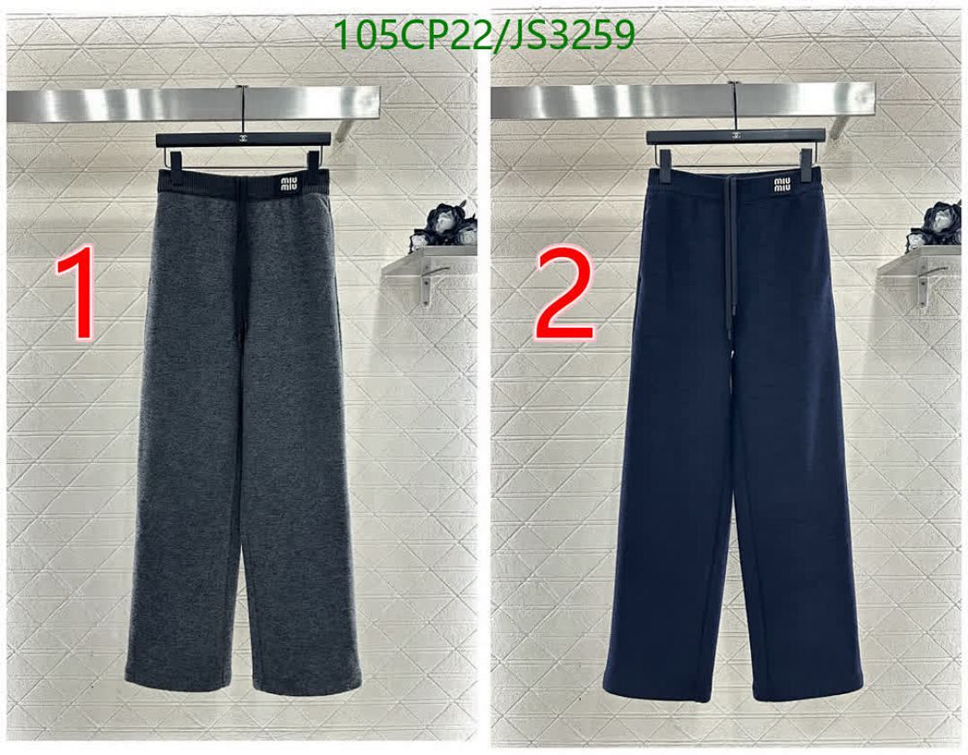 MIUMIU-Clothing Code: JS3259 $: 105USD