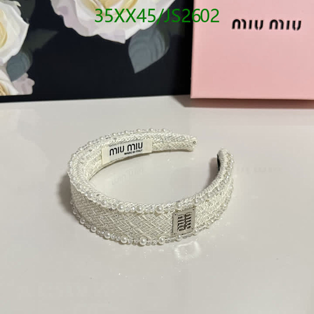 MIU MIU-Headband Code: JS2602 $: 35USD
