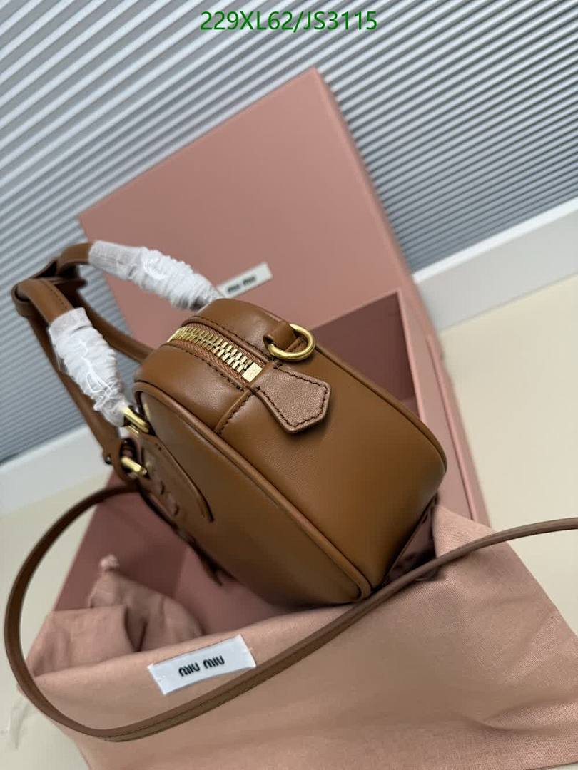 Miu Miu-Bag-Mirror Quality Code: JS3115 $: 229USD