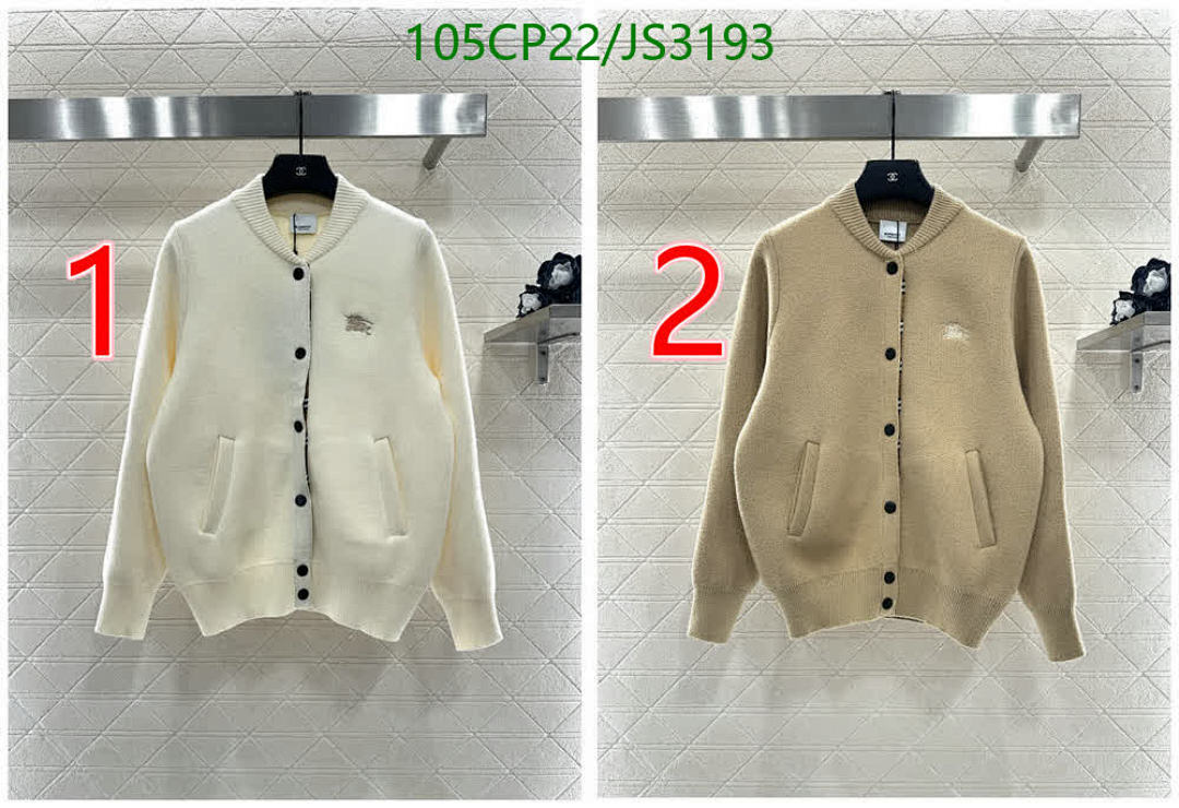 Burberry-Clothing Code: JS3193 $: 105USD