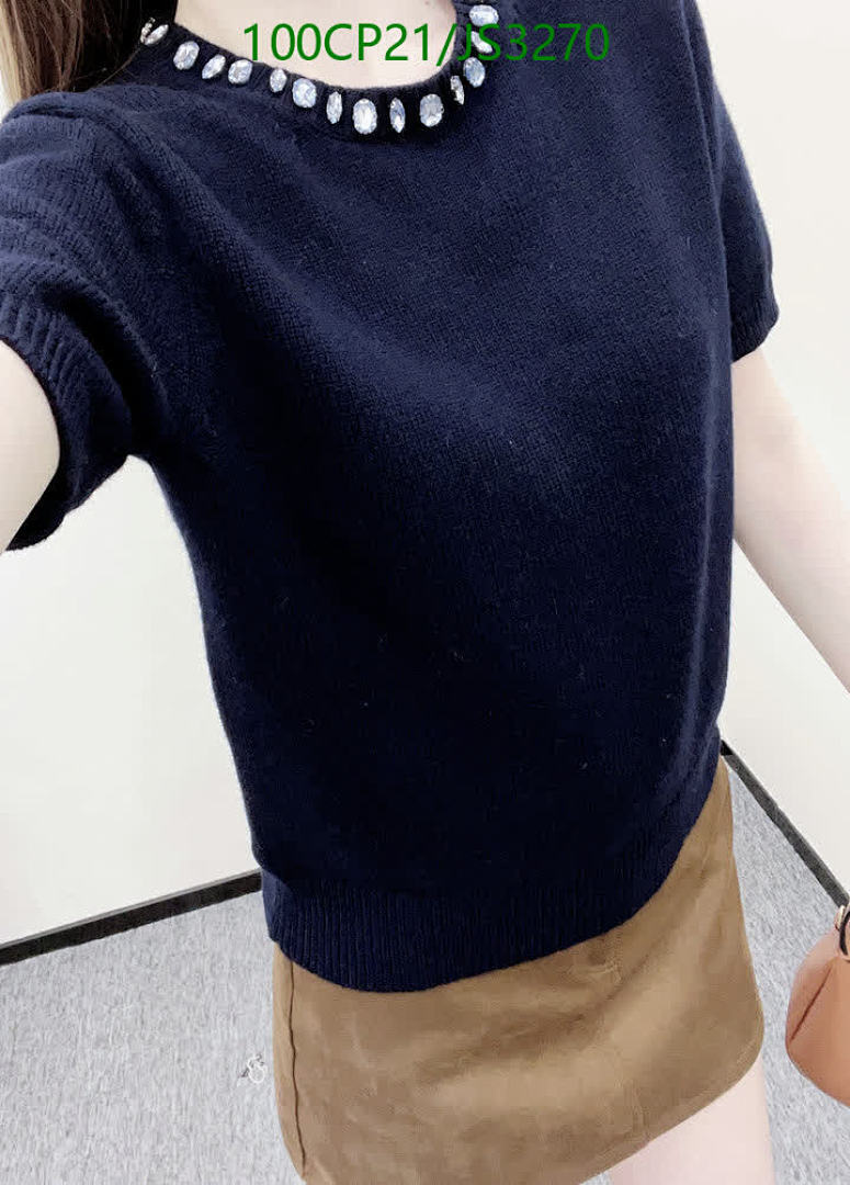 Prada-Clothing Code: JS3270 $: 100USD