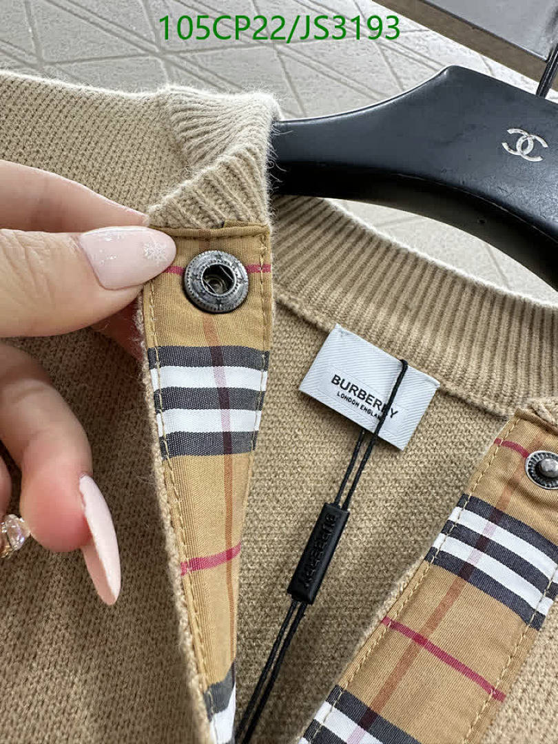 Burberry-Clothing Code: JS3193 $: 105USD