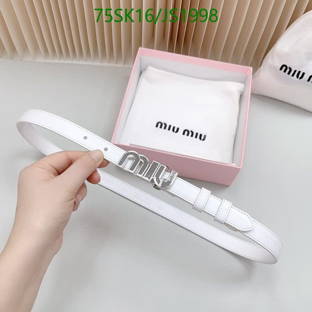 MIU MIU-Belts Code: JS1998 $: 75USD