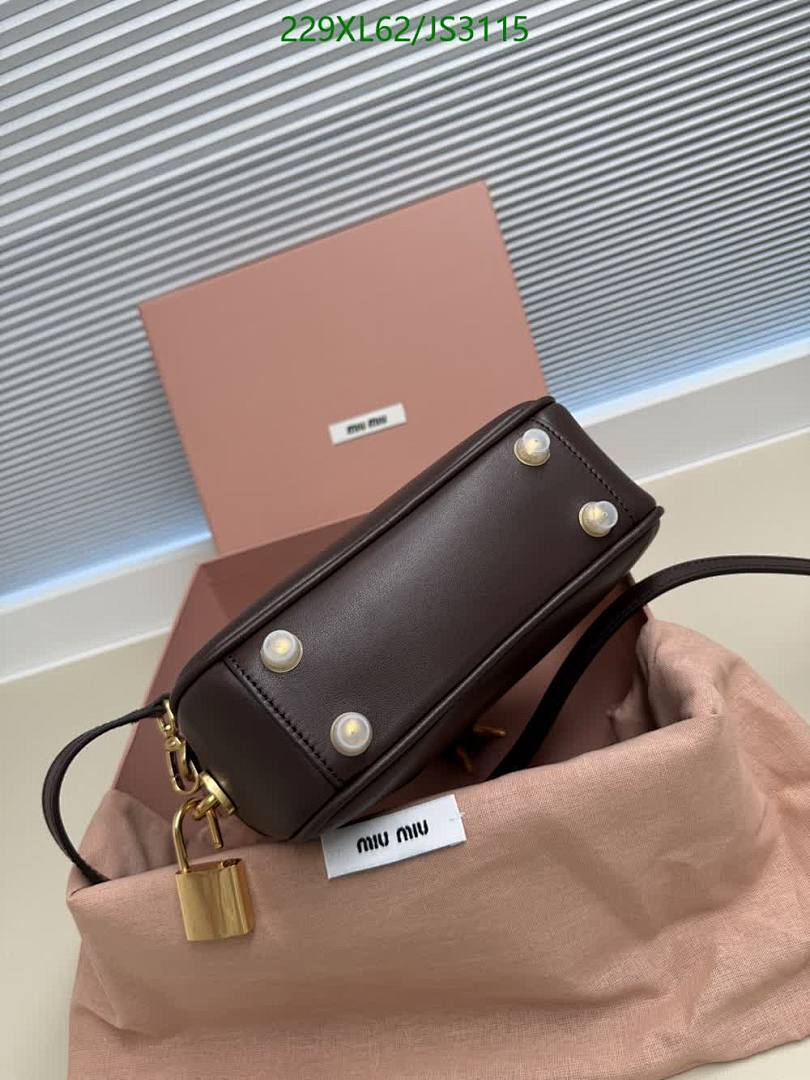 Miu Miu-Bag-Mirror Quality Code: JS3115 $: 229USD