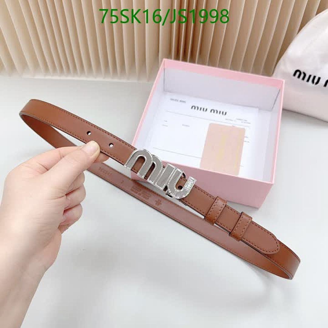 MIU MIU-Belts Code: JS1998 $: 75USD
