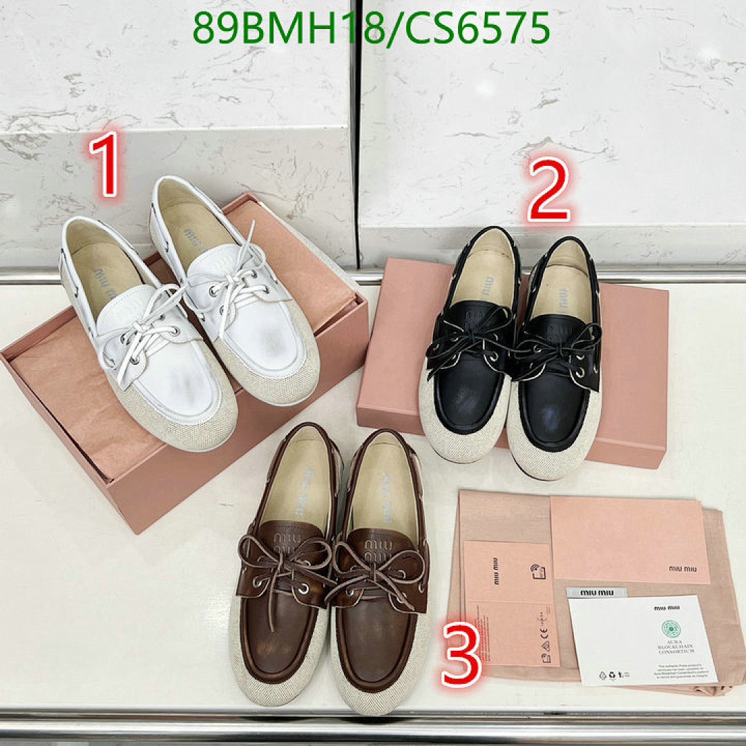 Miu Miu-Women Shoes Code: CS6575 $: 89USD