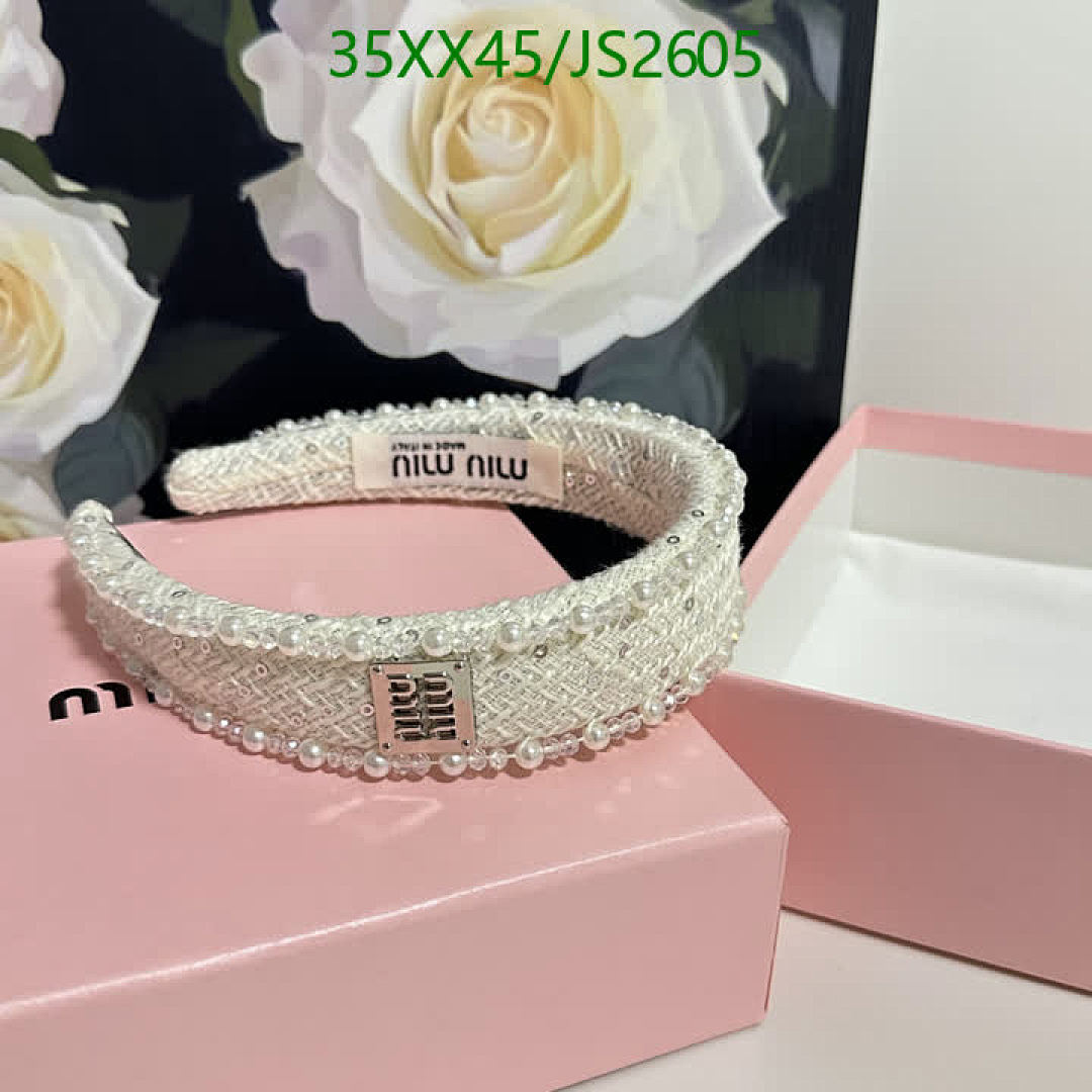 MIU MIU-Headband Code: JS2605 $: 35USD
