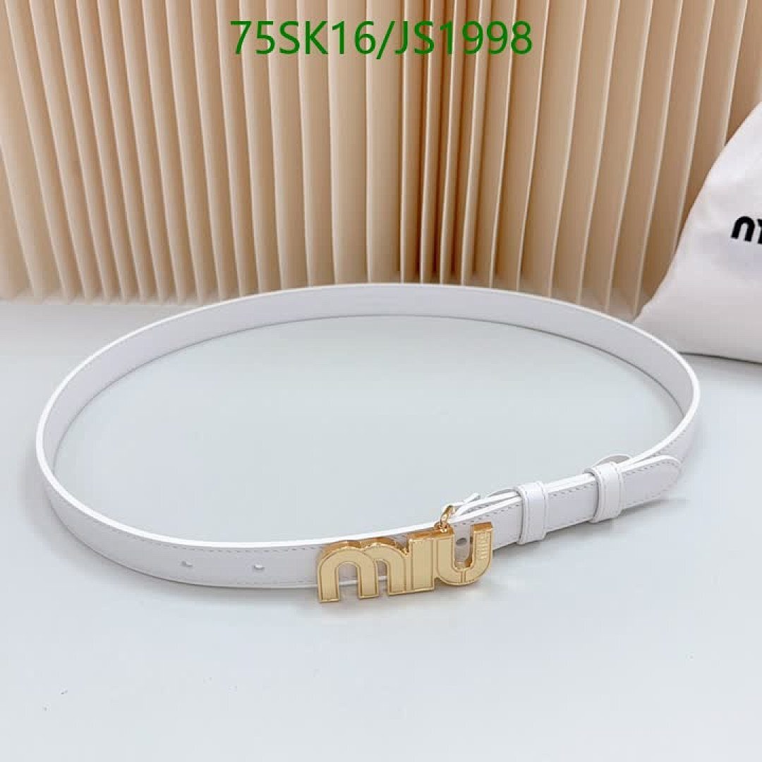 MIU MIU-Belts Code: JS1998 $: 75USD