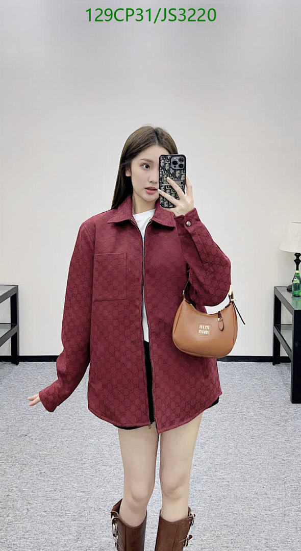 Gucci-Clothing Code: JS3220 $: 129USD