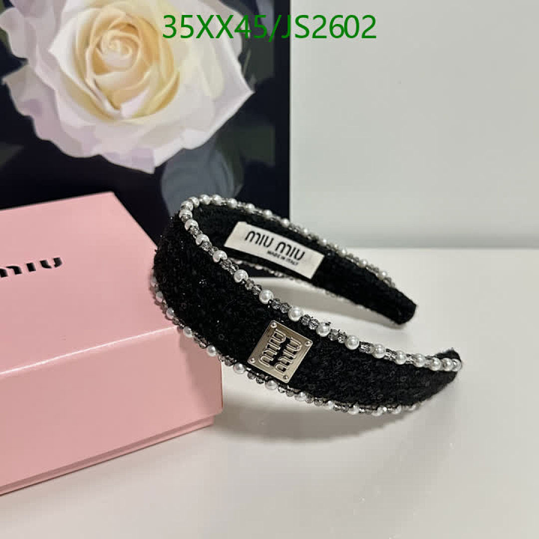 MIU MIU-Headband Code: JS2602 $: 35USD