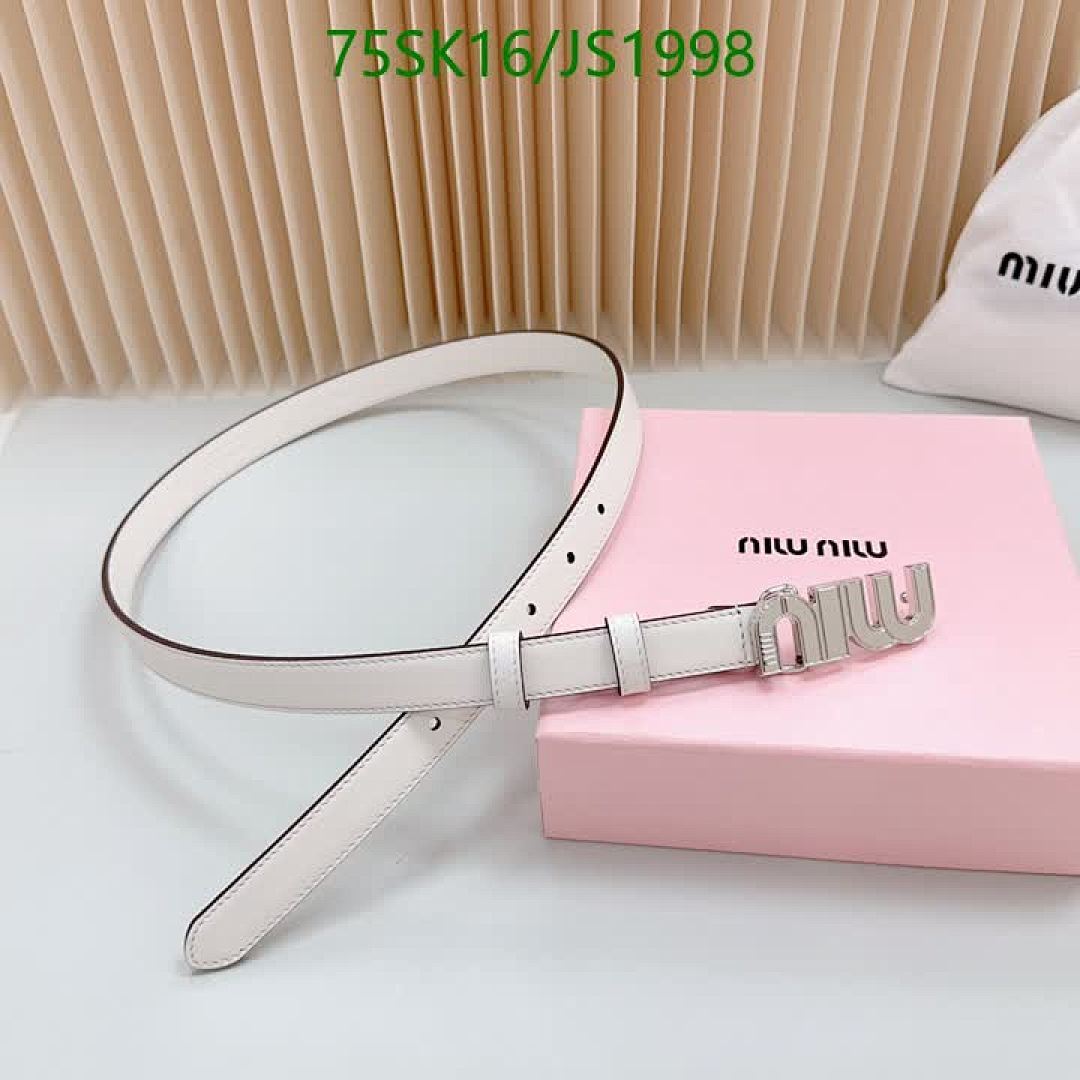 MIU MIU-Belts Code: JS1998 $: 75USD