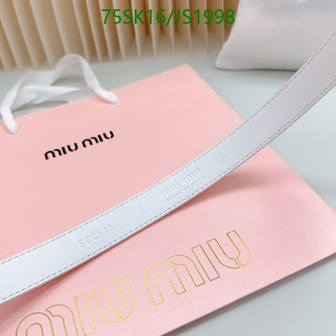 MIU MIU-Belts Code: JS1998 $: 75USD