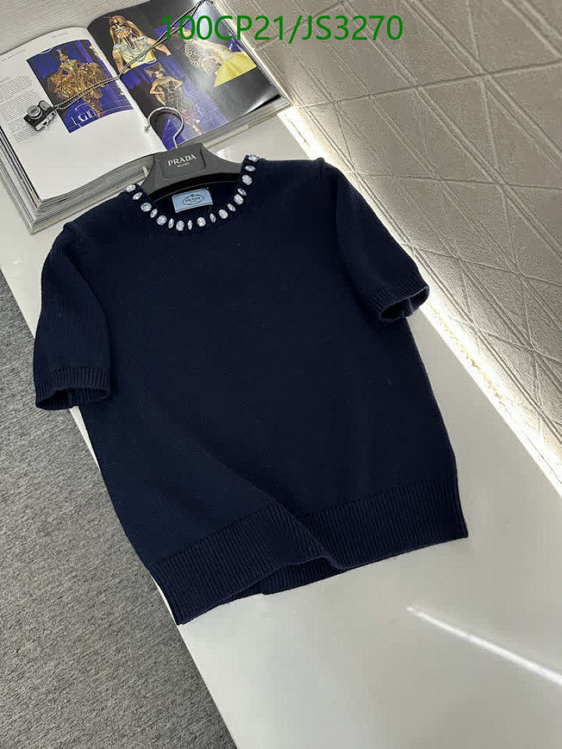 Prada-Clothing Code: JS3270 $: 100USD