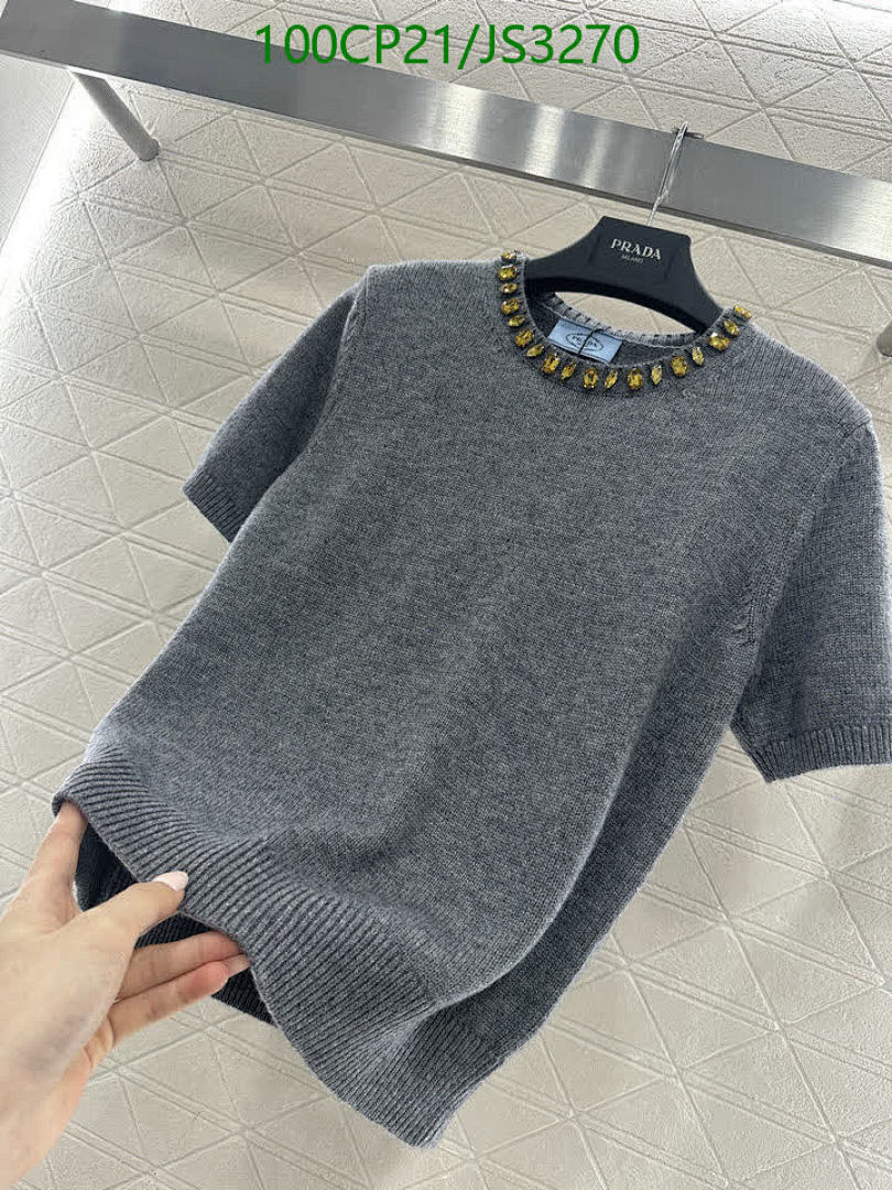 Prada-Clothing Code: JS3270 $: 100USD