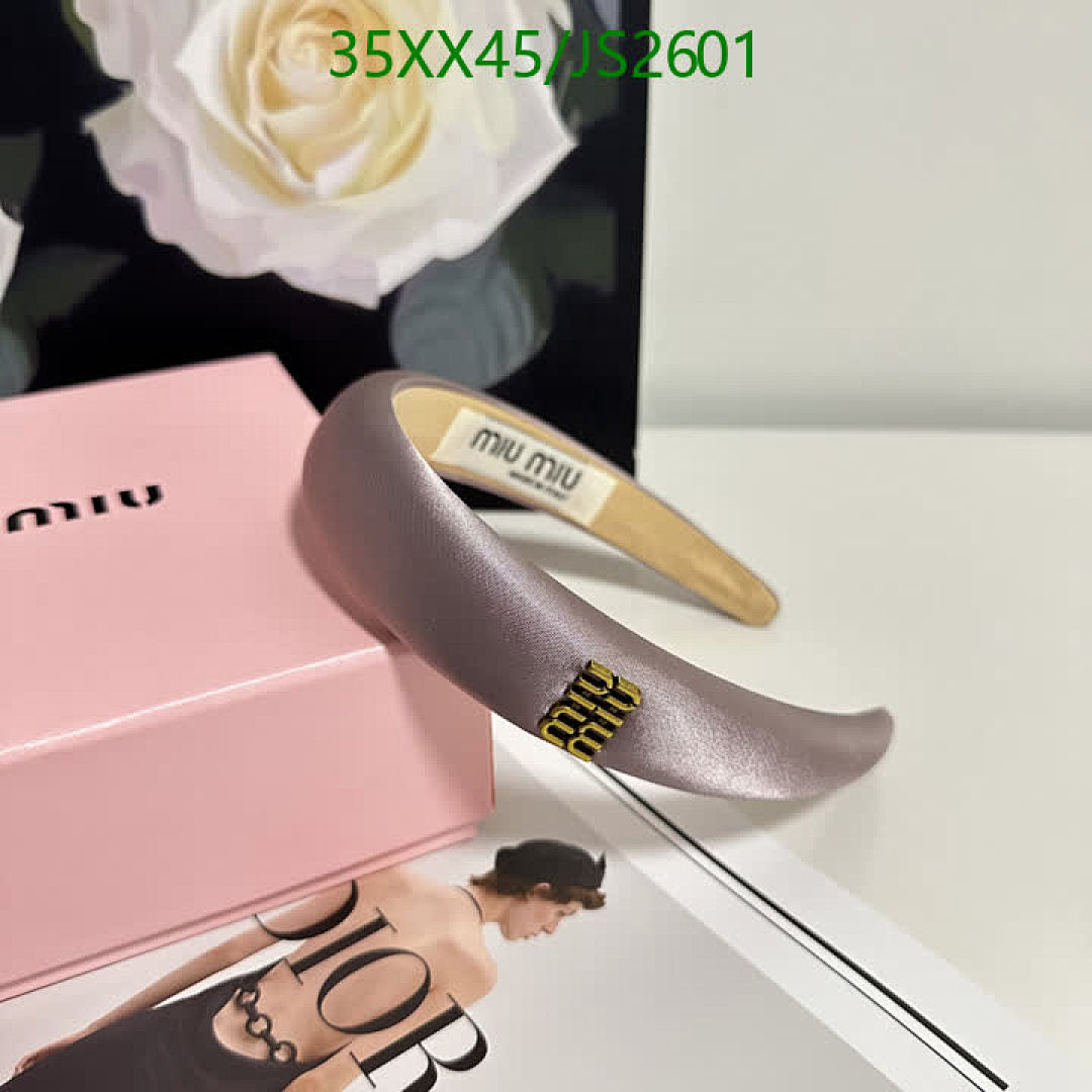 MIU MIU-Headband Code: JS2601 $: 35USD