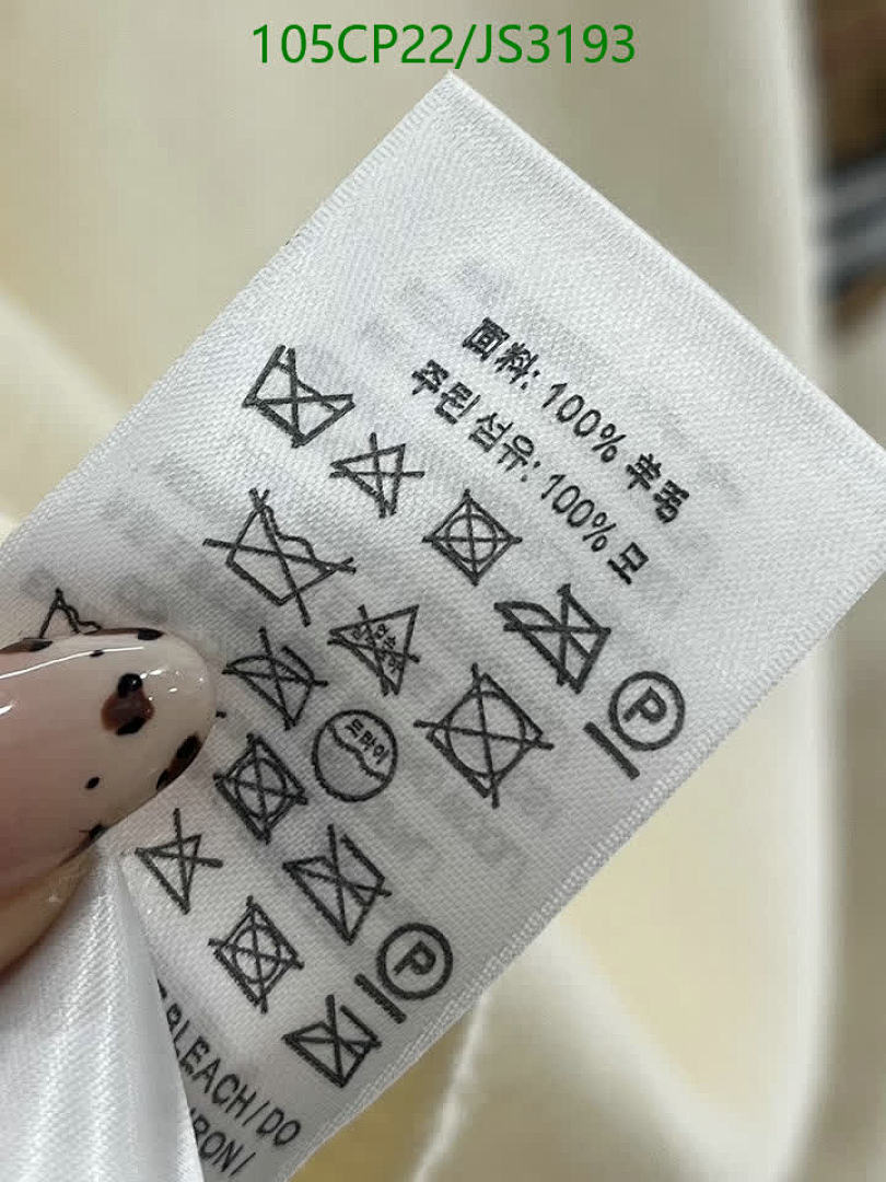 Burberry-Clothing Code: JS3193 $: 105USD