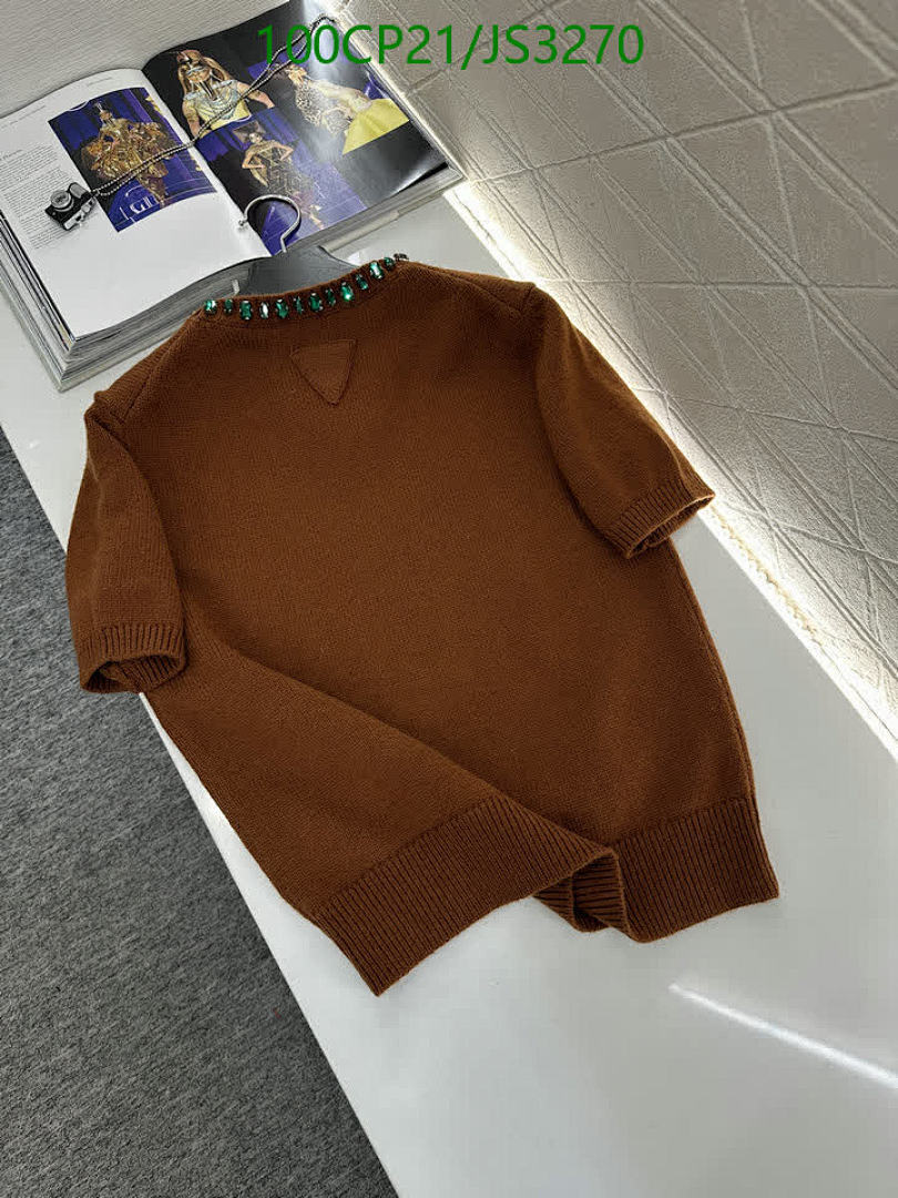 Prada-Clothing Code: JS3270 $: 100USD