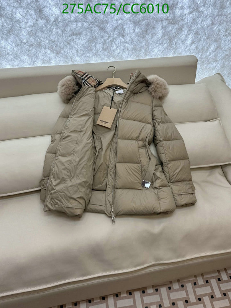 Burberry-Down jacket Women Code: CC6010 $: 275USD