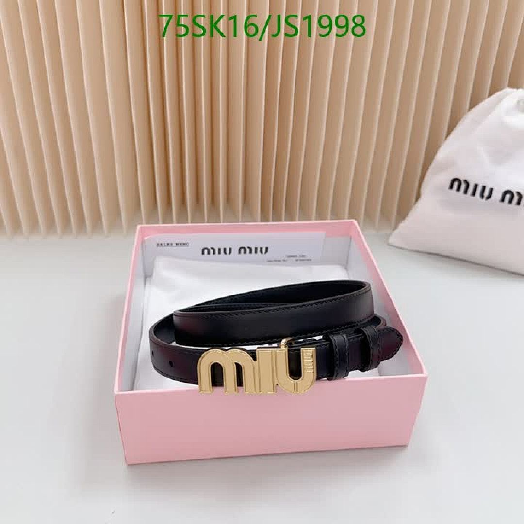MIU MIU-Belts Code: JS1998 $: 75USD