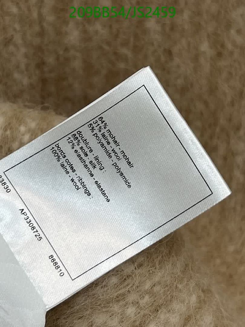 Chanel-Clothing Code: JS2459 $: 209USD