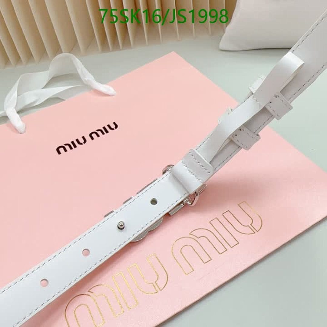 MIU MIU-Belts Code: JS1998 $: 75USD