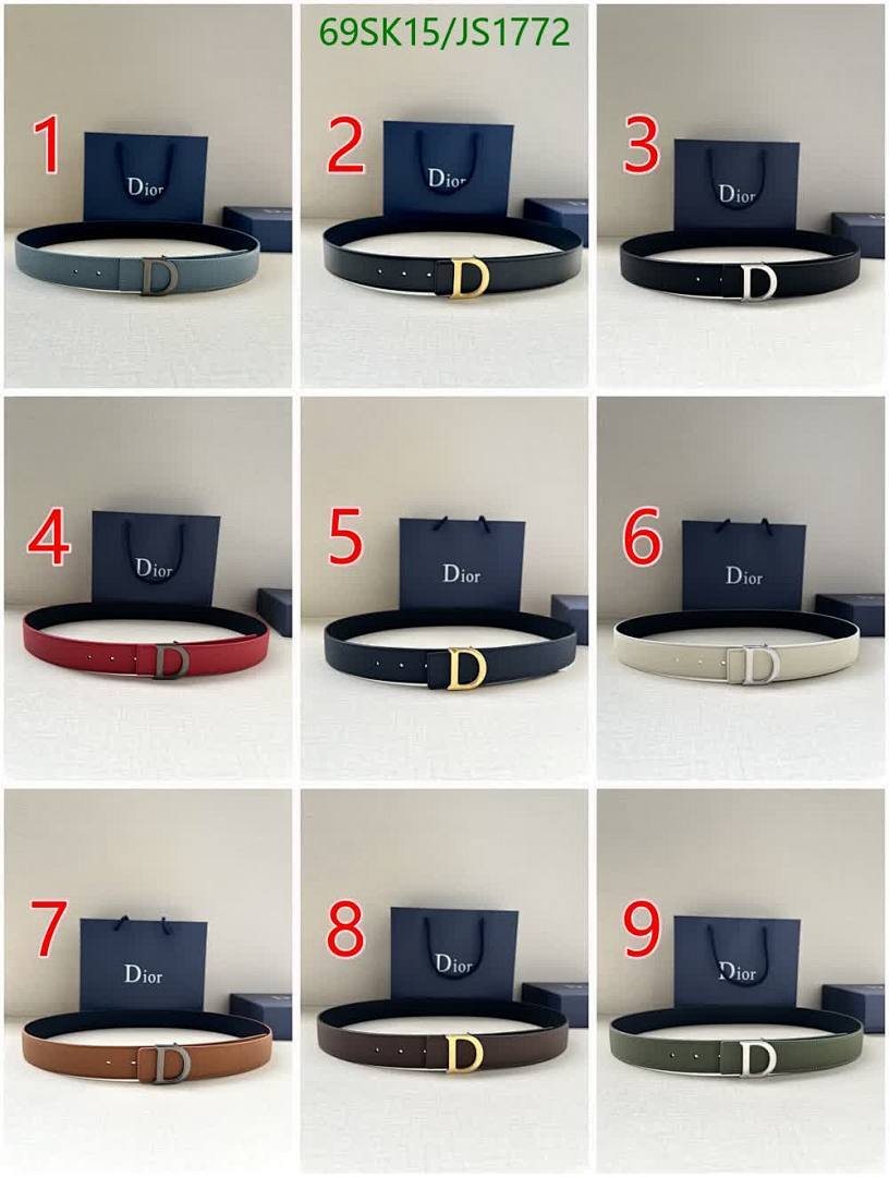 Dior-Belts Code: JS1772 $: 69USD