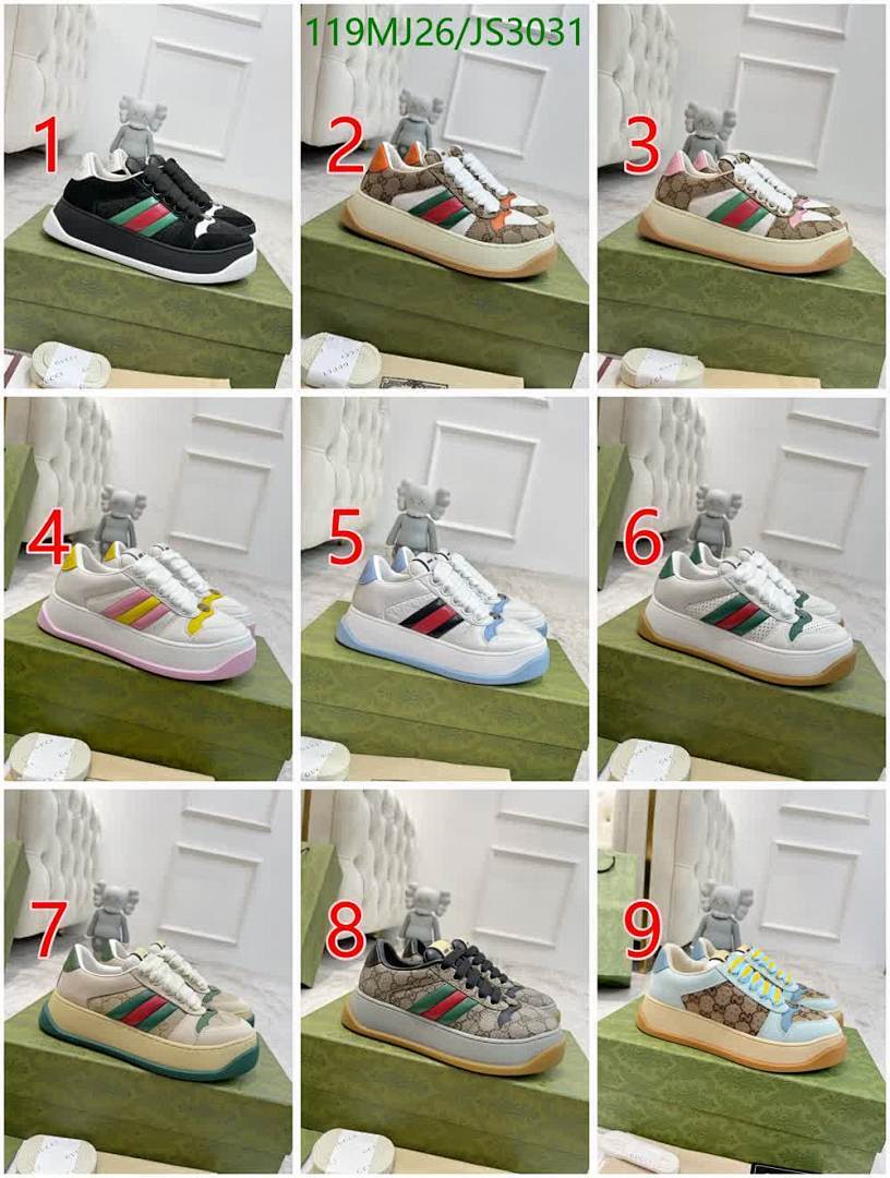 Gucci-Men shoes Code: JS3031 $: 119USD