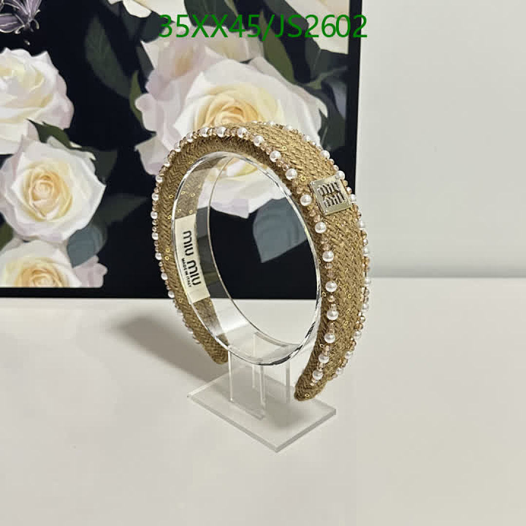 MIU MIU-Headband Code: JS2602 $: 35USD