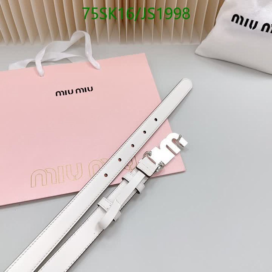 MIU MIU-Belts Code: JS1998 $: 75USD
