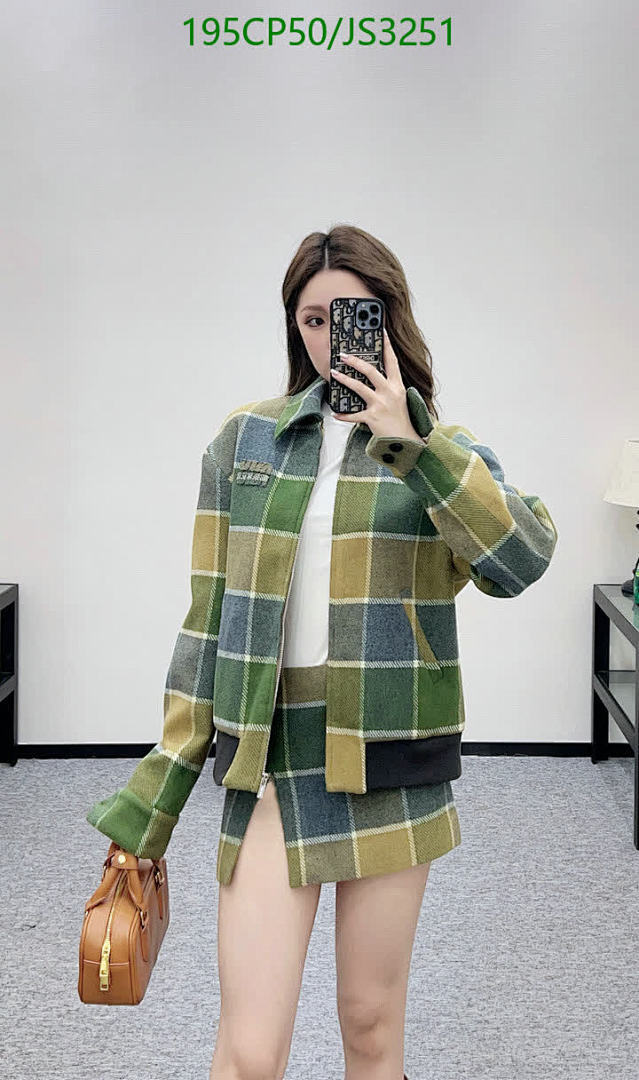 MIUMIU-Clothing Code: JS3251 $: 195USD