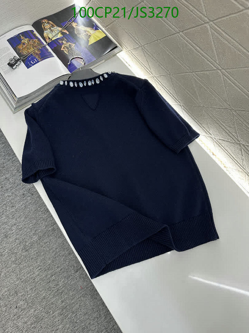 Prada-Clothing Code: JS3270 $: 100USD