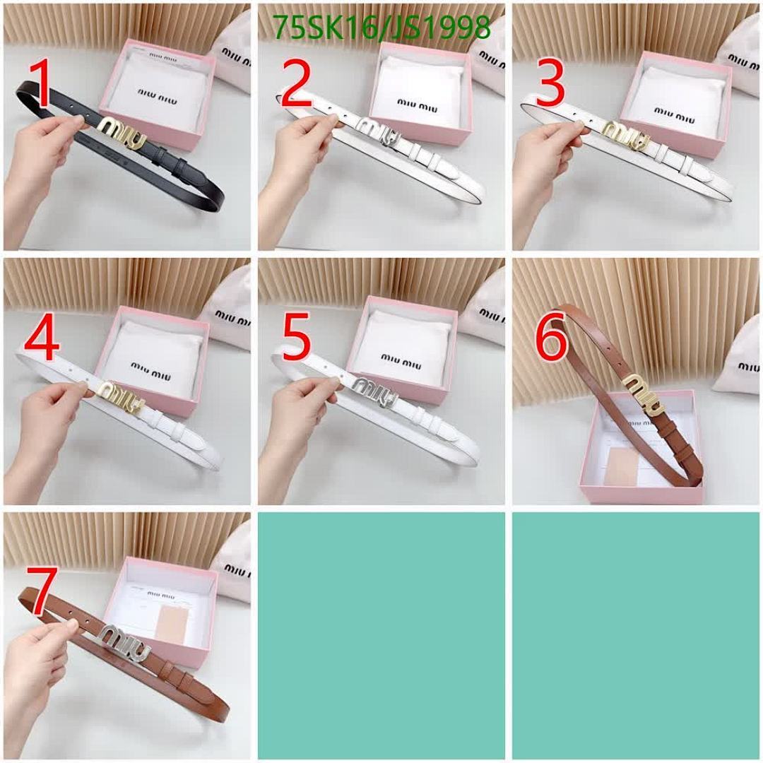 MIU MIU-Belts Code: JS1998 $: 75USD