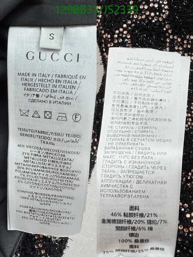 Gucci-Clothing Code: JS2339 $: 129USD