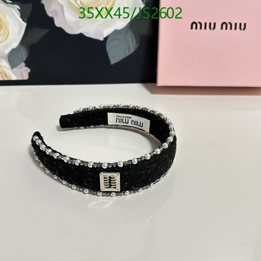 MIU MIU-Headband Code: JS2602 $: 35USD