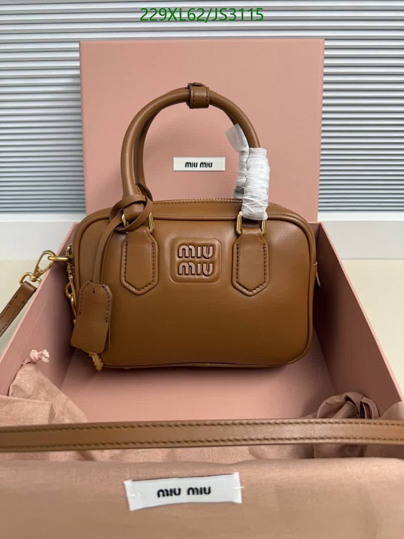 Miu Miu-Bag-Mirror Quality Code: JS3115 $: 229USD