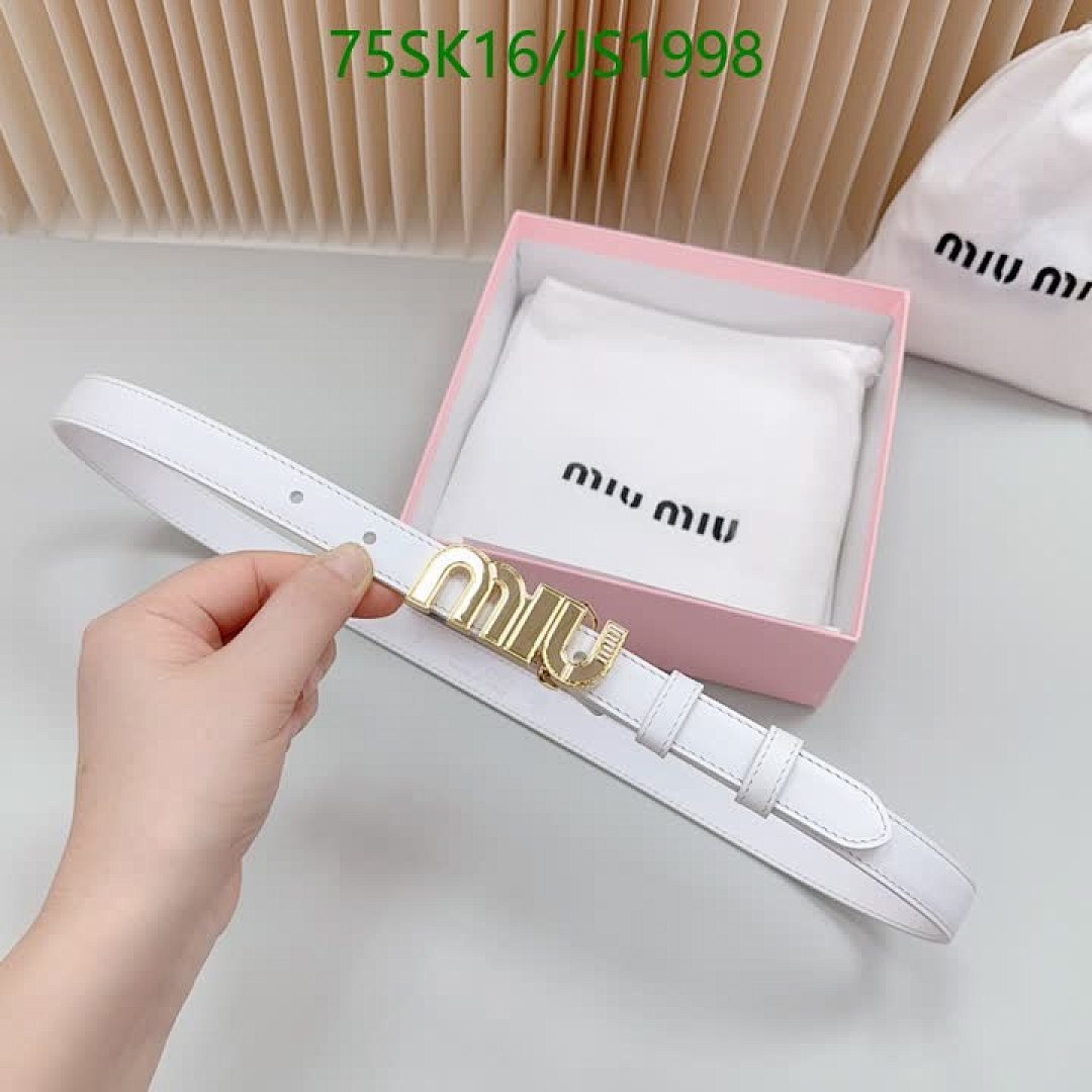 MIU MIU-Belts Code: JS1998 $: 75USD