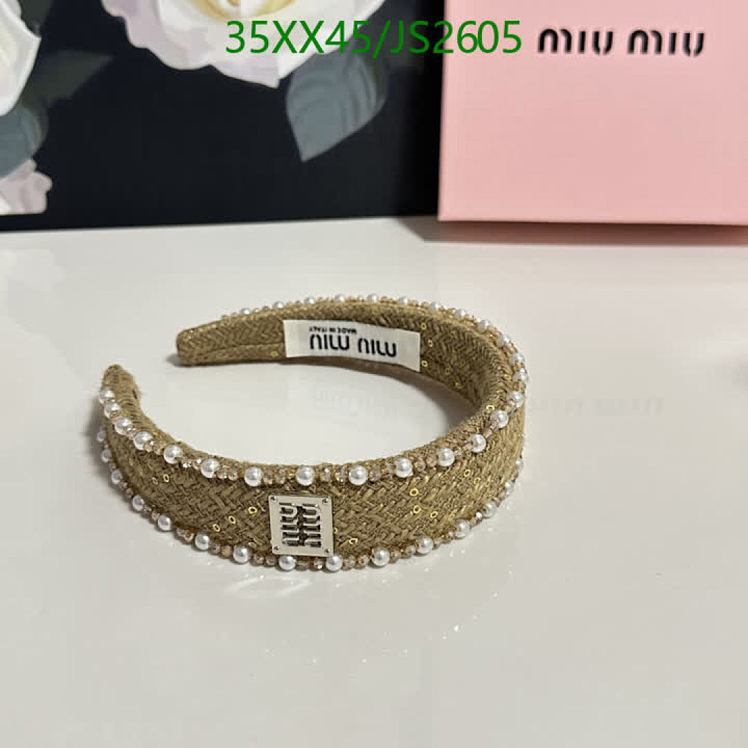 MIU MIU-Headband Code: JS2605 $: 35USD