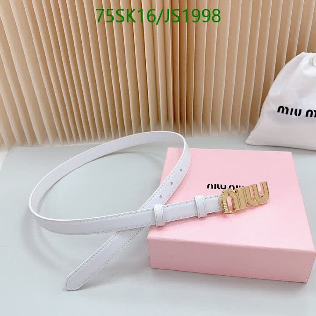 MIU MIU-Belts Code: JS1998 $: 75USD