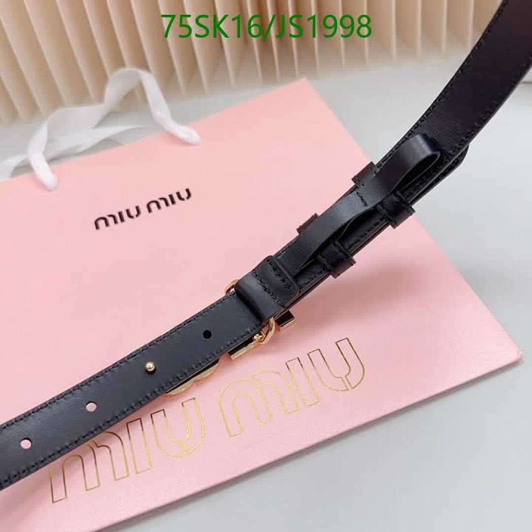 MIU MIU-Belts Code: JS1998 $: 75USD