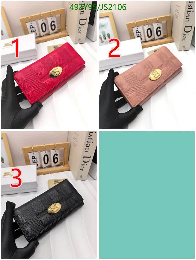Burberry-Wallet-4A Quality Code: JS2106 $: 49USD