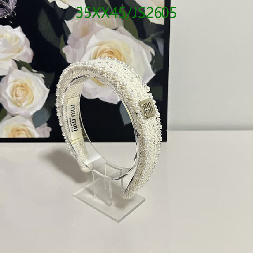 MIU MIU-Headband Code: JS2605 $: 35USD