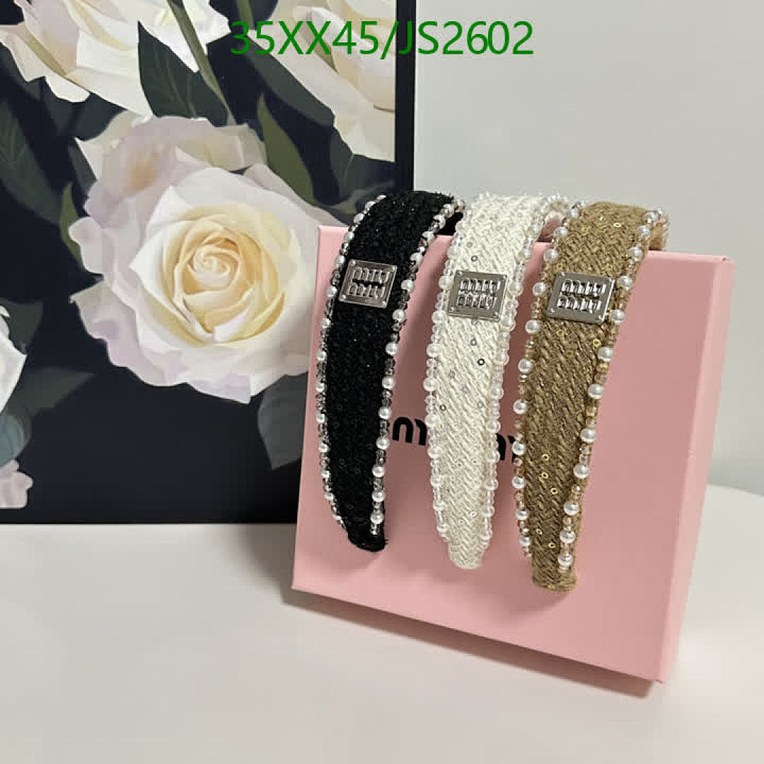 MIU MIU-Headband Code: JS2602 $: 35USD