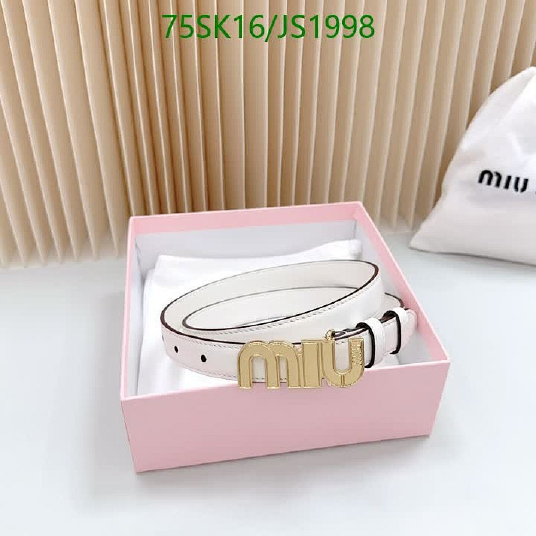 MIU MIU-Belts Code: JS1998 $: 75USD