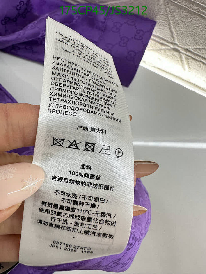 Gucci-Clothing Code: JS3212 $: 175USD