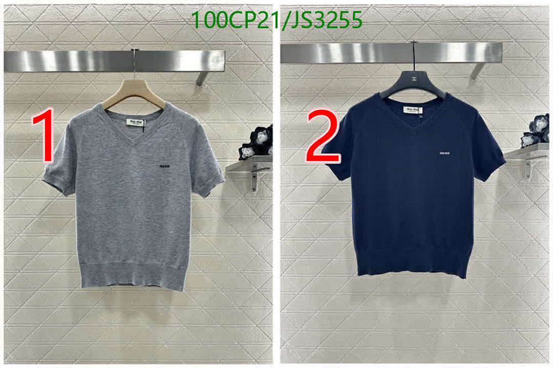 MIUMIU-Clothing Code: JS3255 $: 100USD