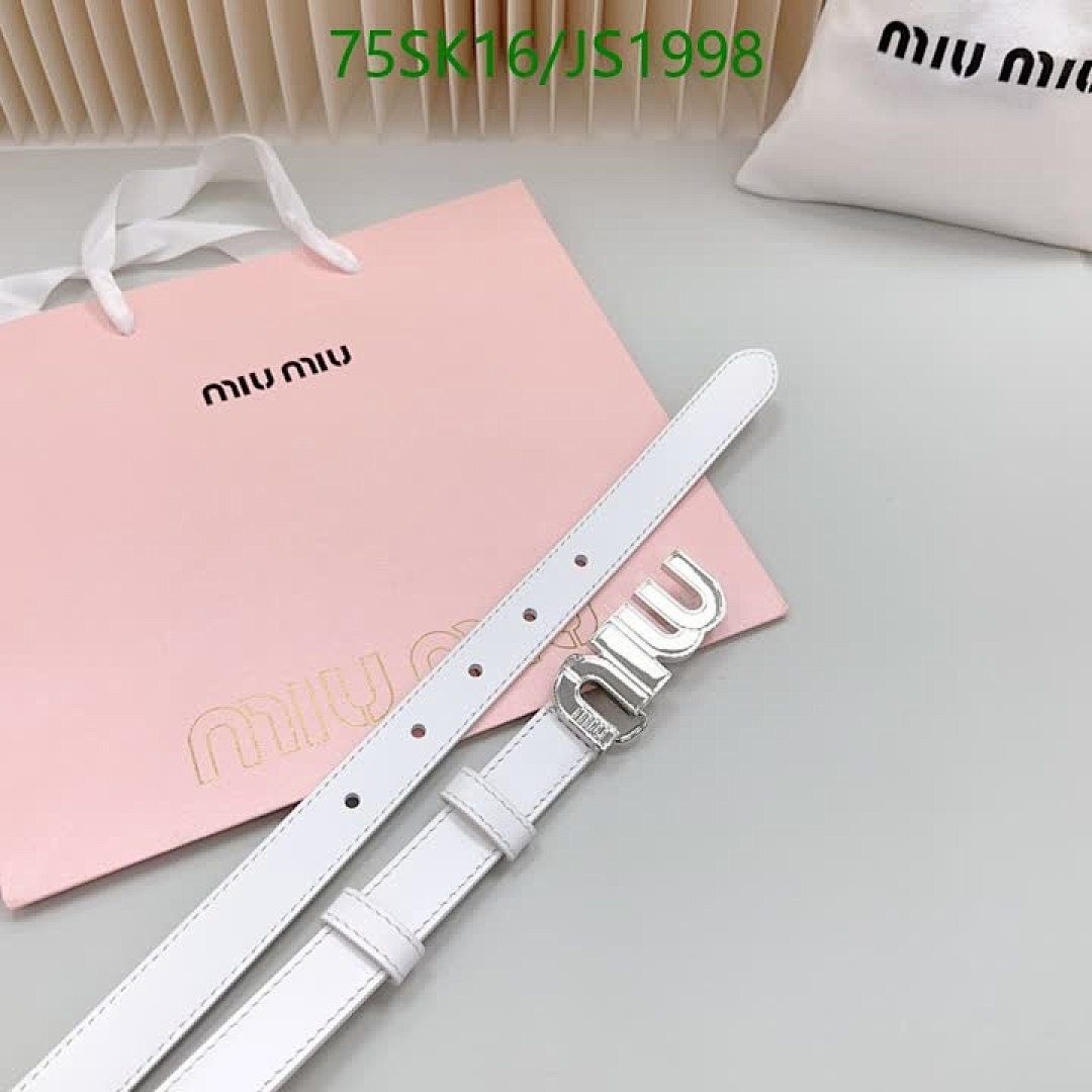 MIU MIU-Belts Code: JS1998 $: 75USD