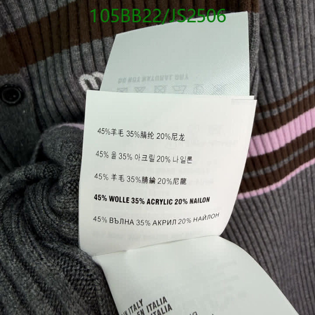 MIUMIU-Clothing Code: JS2506 $: 105USD